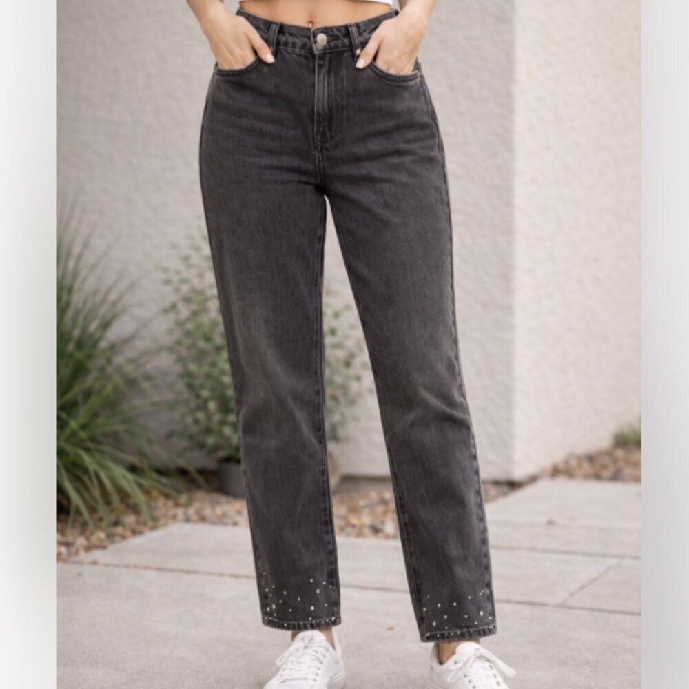 Levi’s Low Pro Straight Leg Jeans Women’s Size 30 Gray Wash Denim